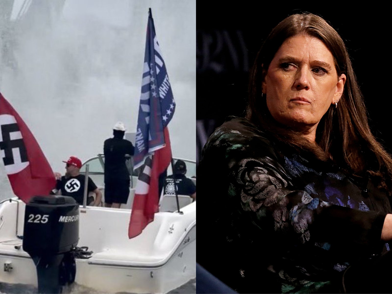 Mary Trump Criticizes Trump Boat Rally After Neo-Nazis Showed Up With Swastika Flags